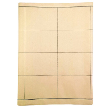 芬尚 篆隶书法日课纸 篆书隶书毛笔书法练习纸作品用纸  7*10cm长方格宣纸半生熟50张