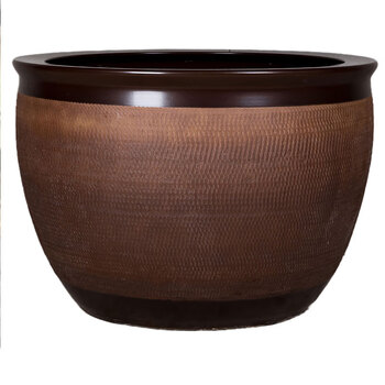 可狄 陶瓷大缸种树室外庭院荷花睡莲养鱼盆乌龟老式水缸特大号鱼缸