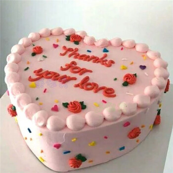 网红七夕手绘情侣结婚纪念日生日蛋糕同城送老婆妈妈礼物家庭全国北京