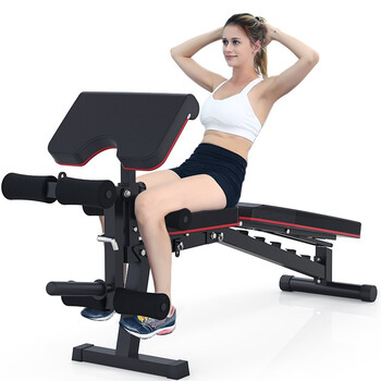 驰尚折叠哑铃凳多功能健身椅卧推凳飞鸟凳健身凳家用健身器材仰卧起坐