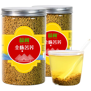 【两瓶装】全株苦荞茶 荞麦茶 麦香型大凉山浓香型大麦茶饭店专用 茶