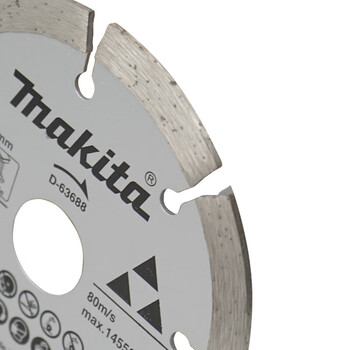 牧田（MAKITA）干湿两用花岗岩大理石混凝土石材云石片锯片切割片105mm D-63688