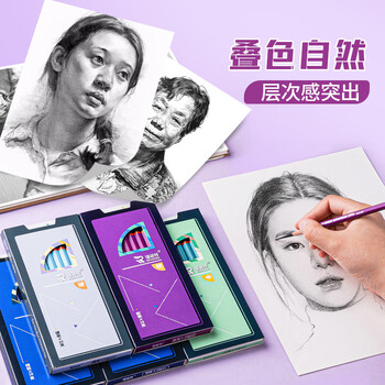 瑞萌特炭笔软炭美术生专用素描炭笔绘画笔速写硬炭学生联考素描炭笔铅笔瑞蒙特软炭笔官方初学者炭笔