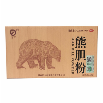 滇野 熊胆粉 0.15g*6瓶 1盒