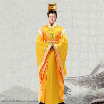 古装男龙袍汉服男唐朝唐代皇帝皇上衣服唐太宗高宗玉皇大帝演出服装衣服配普帽均码 图片价格品牌报价 京东
