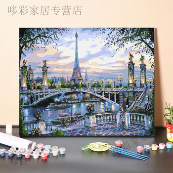 数字油画雪价格报价行情- 京东