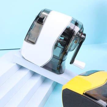 中华H1005学生卷笔刀多功能手摇削笔器削笔机自动进笔削笔机陶瓷白