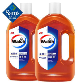 威露士（Walch） 消毒液 1.6L*2 手部皮肤 衣物地板玩具等多用途消毒水 新旧包装随机发货