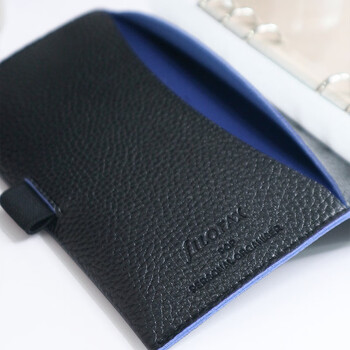 Filofax笔记本英国进口高档活页手帐软皮面简约商务办公会议记录日程礼品礼盒装POP A6黑色029409伴手礼