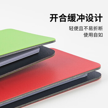 飞兹（fizz）高质感A4竖式加厚硬文件夹板/折页板夹/彩色资料夹/办公用品 诗朗诵签约夹板 试卷收纳夹天蓝A6381