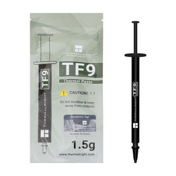 Thermalright(利民) TF9(1.5g)(散热配件/CPU散热膏/1.5g装/导热系数14/笔记本导热膏/附带利民刮刀)