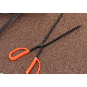 蚁族(yizu) 木炭夹碳夹子 火钳 加长型厨房烧烤常用工具配件长柄扁头