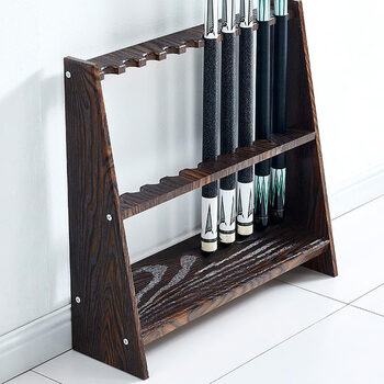 捍升台球架杆架 台球杆架木质落地球杆架收纳放置台球杆 10孔立式 捍升台球架杆架 台球杆架木质落地球杆架收纳放置台球杆 10孔立式