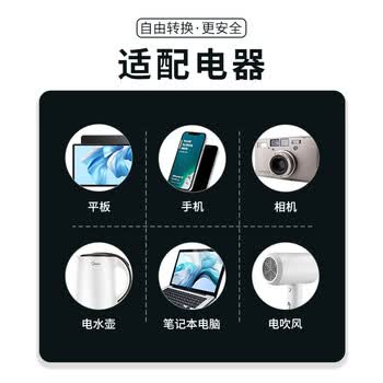 吉顺（JS JISHUN）欧标转换插头韩国欧洲转国标插排俄罗斯德标德国USB排插座波兰西班牙法国巴厘岛旅行 总1.5米