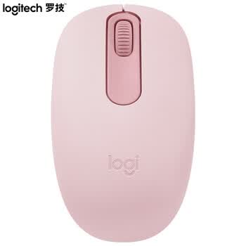 罗技（Logitech）M196 无线蓝牙鼠标 办公鼠标 笔记本商务办公家用 小巧便携 对称手型 玫瑰粉
