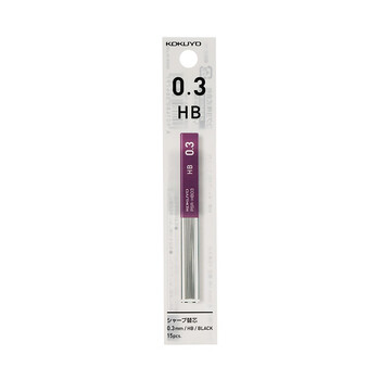 国誉(KOKUYO)进口0.3mm自动铅笔芯HB学生高考书写绘画防断铅芯替换芯 一管 PSR-HB03-1P