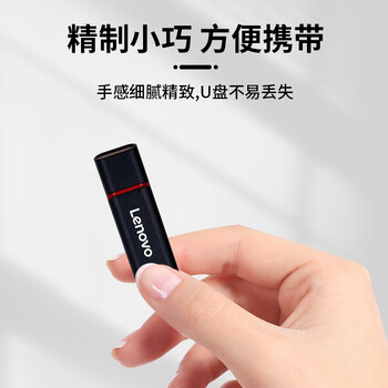 联想（Lenovo）4GB USB2.0 投标u盘SS160 公司企业竞标专业招标优盘 黑色