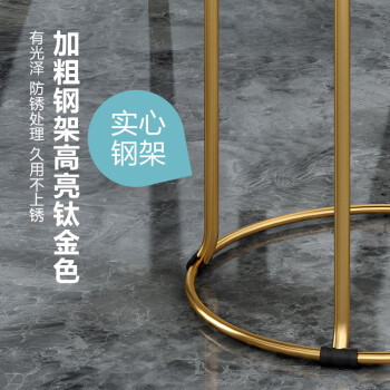 华恺之星凳子 家用简约铁艺餐椅 加厚钢筋板凳餐凳高凳圆凳子HK5129灰