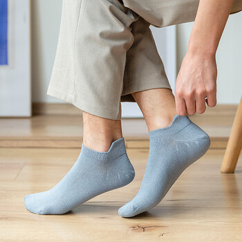迈姿雅男士棉袜香港轻奢潮牌新疆子男吸汗夏季棉薄款船袜透气浅口低帮