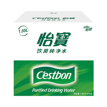怡宝 饮用水 饮用纯净水1.55L*12瓶 整箱装 怡宝 饮用水 饮用纯净水1.55L*12瓶 整箱装