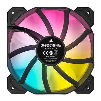 美商海盗船 (USCORSAIR) SP120 RGB 精英版 单颗装 12cm风扇 炫彩灯光 高风量风压 智能控制