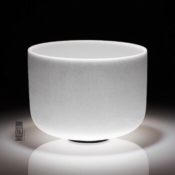 入门水晶钵小众乐器颂钵瑜伽基础8寸白色