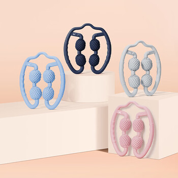 Keep 环形按摩器泡沫轴滚轮消肌肉瑜伽夹腿肩颈手臂放松 月光灰