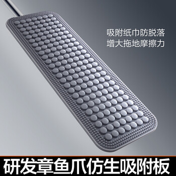 大卫一次性平板拖把33cm杆长118cm3包干巾3包湿巾Z11静电除尘即用即拋