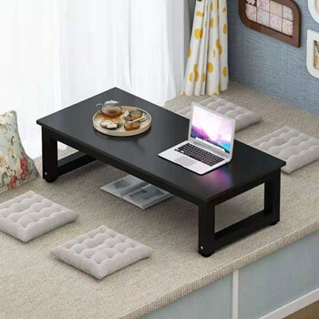 炕桌榻榻米小桌子家用地桌地坐式矮桌子日式茶桌飘窗茶几吃饭茶台黑板