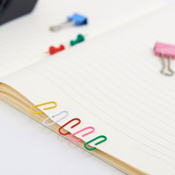 晨光（M&G）3合一办公用品套装(19mm长尾夹10枚+彩色工字钉50枚+回形针100枚)/盒ASC99361