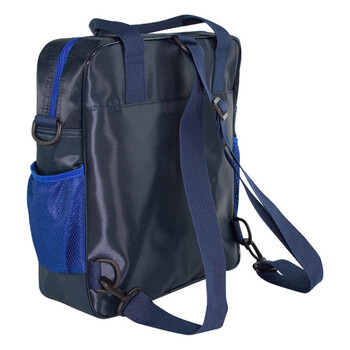 金得利三用可背式补习袋小学生书包多功能手提袋大容量拎书袋男女儿童美术袋补习包补课包文件袋蓝DC1925