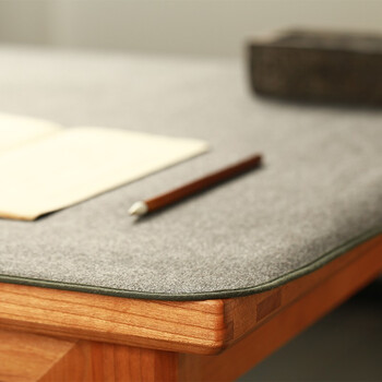 【全网低价】弘梅织绒包边毛毡 耐磨加厚书画书法毛毡布垫灰色80*120cm 文房四宝宣纸用桌布画毡垫子