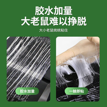 绿叶 爱国者粘鼠板共40片 加量胶水强劲粘力 花生香味引诱