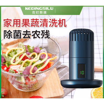 克叮斯璐（KEDINGSILU）显示屏胶囊果蔬净化器自动洗菜机家用无线果蔬肉类清
