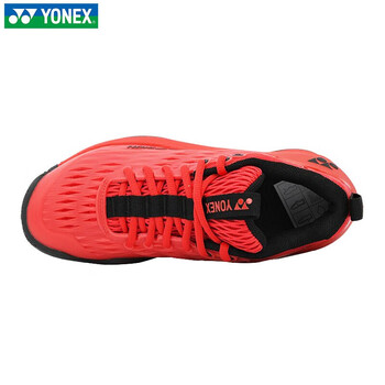 YONEX尤尼克斯羽毛球鞋yy男女款网羽鞋动力垫缓震SHTE3MAC红色 44.5