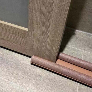 门底密封条防风条隔音门窗缝隙胶条门缝挡风保条门缝保温防尘 棕色