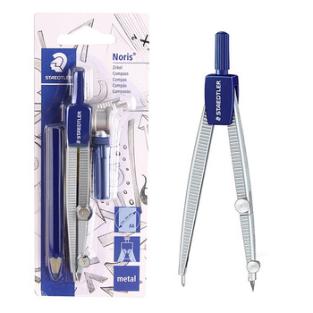 施德楼(STAEDTLER)圆规 两用款小学初中高中生考试作图工具 金属工程制图绘图文具套装开学必备用品吊卡装55060BK 施德楼(STAEDTLER)圆规 两用款小学初中高中生考试作图工具 金属工程制图绘图文具套装开学必备用品吊卡装55060BK