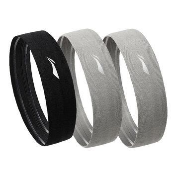 李宁运动发带男女跑步头带篮球吸汗护头带导汗带止汗带头巾3条束发带 李宁运动发带男女跑步头带篮球吸汗护头带导汗带止汗带头巾3条束发带