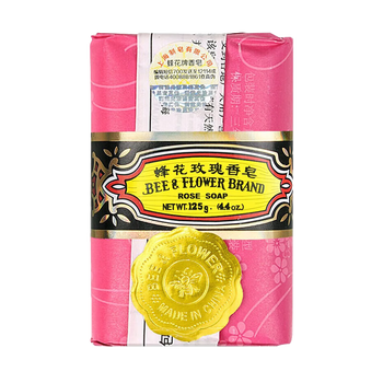 蜂花【热销】香皂 玫瑰味125g*1块 国货 亲肤洁净 沐浴肥皂