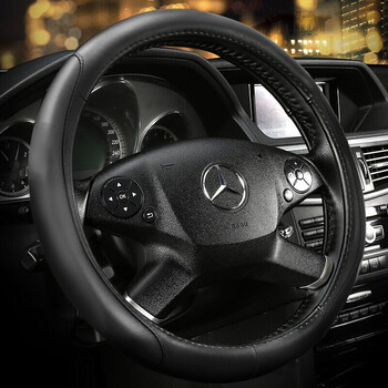 车小葱奔驰真皮方向盘套新