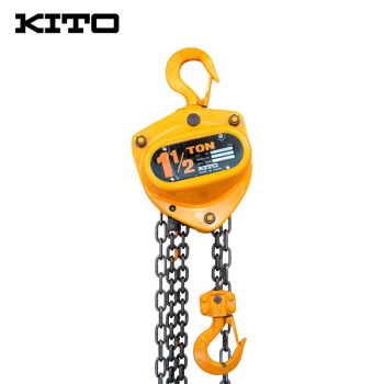 KITO 手拉葫芦 环链吊装起重工具 倒链手动葫芦 CB015 1.5T4M 200287