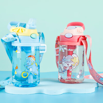 contigo康迪克儿童吸管水杯排气防喷420ml魔法猫猫HBC-GIZ283TVP+