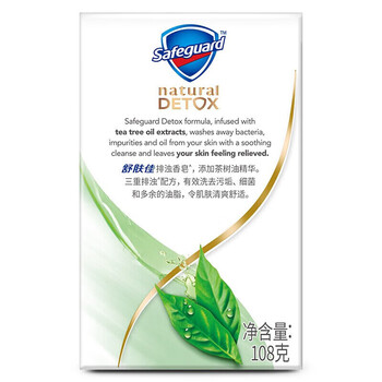 舒肤佳 香皂 舒缓茶树油深层排浊高端香皂108克/块*6块 清爽舒适