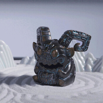 青铜小分队超活化青铜小分队陕西历史博物馆52toys考古文物摆件饕餮