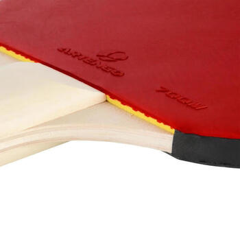 迪卡侬成人趣味横拍乒乓球拍直拍单拍单只正常大小拍  室内款-1727689