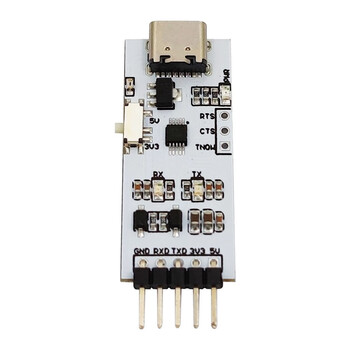 丢石头 CH340 USB转TTL串口模块  usb转uart串口模块 STC下载器 刷机模块 进阶版 type C接口