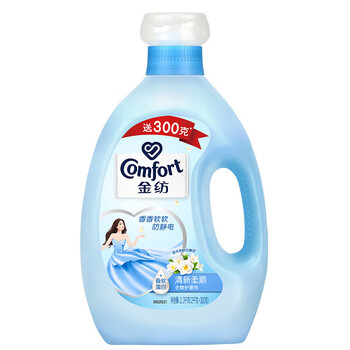 金纺柔顺剂除菌清新柔顺(2KG+300G)+金纺柔顺剂400G*3 7斤装