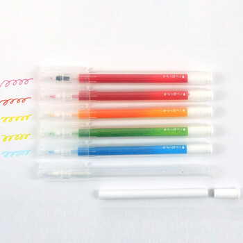 吴竹（KURETAKE）日本进口文房具2021特等奖ink-cafe我的墨水DIY空笔5支装ECF160-451