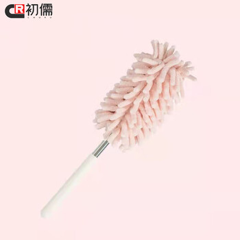 初儒 2个装北欧绿0.8m  雪尼尔除尘掸清洁工具伸缩除尘刷SH-C0409