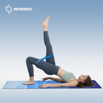 neumee专业出汗防滑吸湿减震居家耐用加宽麂皮绒天然橡胶瑜伽垫礼物山脉